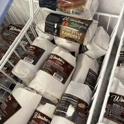 British Foods Of Hudson - Multiple varieties of bangers (sausages) available