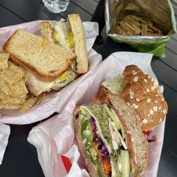 California turkey avocado Ortega and Mother Nature veggie California turkey avocado Ortega and Mother Nature veggie