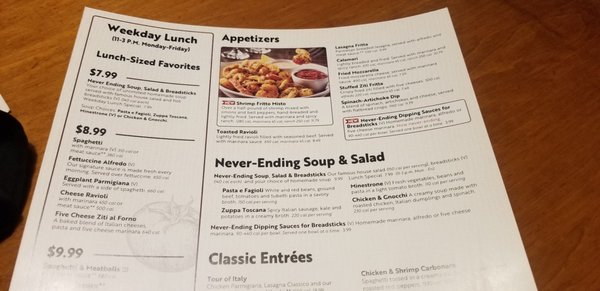 Menu photo 1 Olive Garden Italian Restaurant Bowie, MD Menu photo 1 Olive Garden Italian Restaurant Bowie, MD