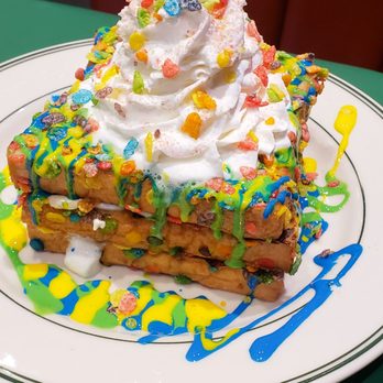 Maxie's - Fruity Pebble French Toast - Breakfast & Brunch Near Me - Las Vegas, Nevada Maxie's - Fruity Pebble French Toast - Breakfast & Brunch Near Me - Las Vegas, Nevada