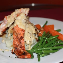 Toast - our salmon and crab volcano