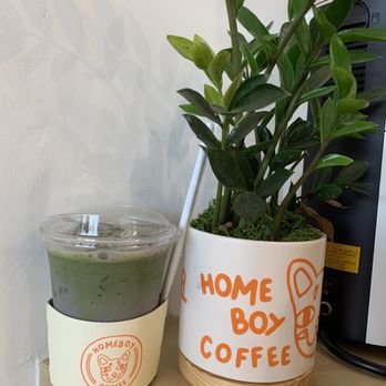 Homeboy Coffee - 8/9/23 Ube matcha latte-brave to try with regular milk instead of oat snd Stevia vs coconut sugar - Coffee & Tea Near Me - Artesia, California Homeboy Coffee - 8/9/23 Ube matcha latte-brave to try with regular milk instead of oat snd Stevia vs coconut sugar - Coffee & Tea Near Me - Artesia, California