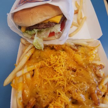 Baker's Drive-Thru - Chili cheese fries and a single baker (effing delicious) - Mexican Near Me - Ontario, California Baker's Drive-Thru - Chili cheese fries and a single baker (effing delicious) - Mexican Near Me - Ontario, California