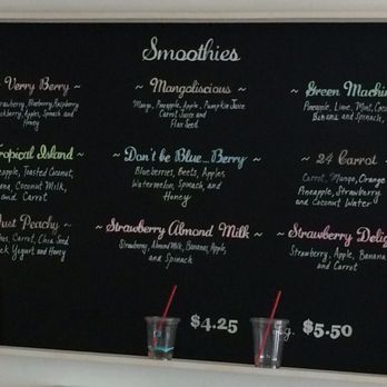 Genuine Goodness - Smoothie selections! - Soup Near Me - Orinda, California