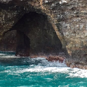 Blue Dolphin Charters - View of cave from catamaran - Boating Near Me - Eleele, Hawaii Blue Dolphin Charters - View of cave from catamaran - Boating Near Me - Eleele, Hawaii