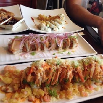 Tokyo Garden - Crazy roll at the bottom, hawaiin in the middle - Sushi Bars Near Me - Downey, California Tokyo Garden - Crazy roll at the bottom, hawaiin in the middle - Sushi Bars Near Me - Downey, California