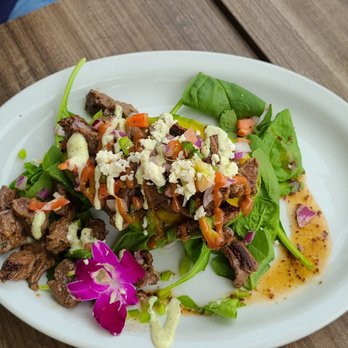 Bistro Cafe - Churrasco stuffed avocado - Breakfast & Brunch Near Me - Miami, Florida Bistro Cafe - Churrasco stuffed avocado - Breakfast & Brunch Near Me - Miami, Florida
