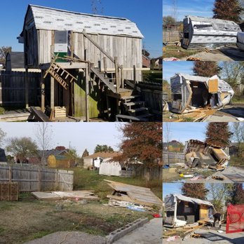 Trinity Removal Services - Two story playhouse demo - Junk Removal & Hauling Near Me - Louisville, Kentucky