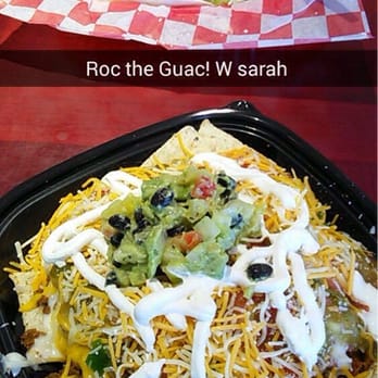 Rock the Guac - Nacho bowl up front and the tacos in the background - Mexican Near Me - Cocoa Beach, Florida Rock the Guac - Nacho bowl up front and the tacos in the background - Mexican Near Me - Cocoa Beach, Florida