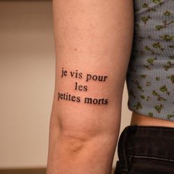 Inkxtreme Tattoo  - Font tattoo