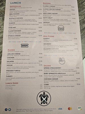 Menu photo 6 Turtle Cafe Westbrook, CT
