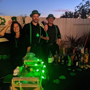 Wander Barkeep - Wander Barkeep Team Awesome They brought all of the decorations for their bar to keep the theme alive! - Bartenders Near Me Wander Barkeep - Wander Barkeep Team Awesome They brought all of the decorations for their bar to keep the theme alive! - Bartenders Near Me