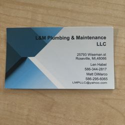L&M Plumbing and Maintenance