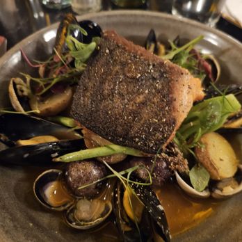 Valerie - King Salmon Bouillabaise - New American Near Me - New York, New York Valerie - King Salmon Bouillabaise - New American Near Me - New York, New York