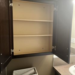 Pure Mint Commercial Cleaning Calgary - Cleaned bathroom cabinet