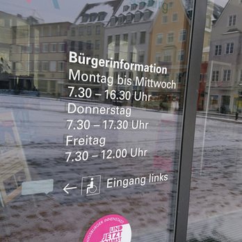 Bürger- und Tourist-Information - Öffnungszeiten Bürgerinformation - Travel Services Near Me - Augsburg, BY