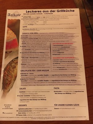 Menu photo 4 Aalkate Fehmarn, SH