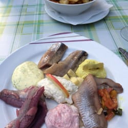 Restaurant Ratskeller Nörten - MatjesVariationen im Restaurant, sehr lecker