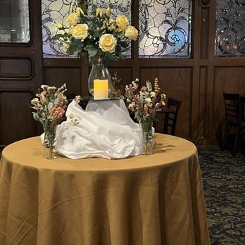 That's Amore Restaurant - Roses inside near our table - Italian Near Me - Rockville, Maryland