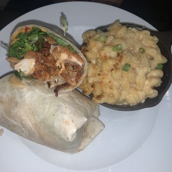 Bubba - Chicken & Bacon Wrap with a side of Mac & cheese - Southern Near Me - Des Moines, Iowa