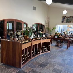 the tasting area the tasting area
