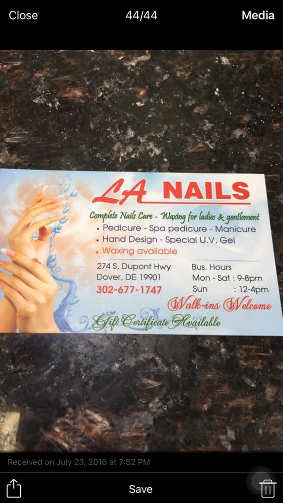 LA NAILS 28 Reviews Nail Salons 274 S Dupont Hwy, Dover, DE