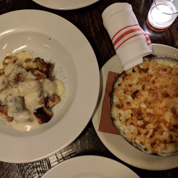 The Smith - Gnocchi with truffle sauce (large size) and Mac and cheese. - New American Near Me - New York, New York The Smith - Gnocchi with truffle sauce (large size) and Mac and cheese. - New American Near Me - New York, New York