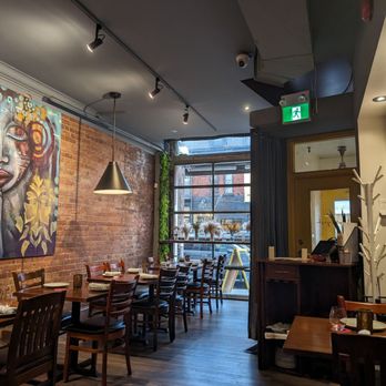Curryish Tavern - View from my table - Indian Near Me - Toronto, Ontario