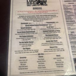 Current menu Current menu