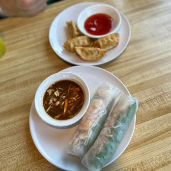 Pho 360 - two plates of food on a table - Noodles Near Me - Lawton, Oklahoma Pho 360 - two plates of food on a table - Noodles Near Me - Lawton, Oklahoma