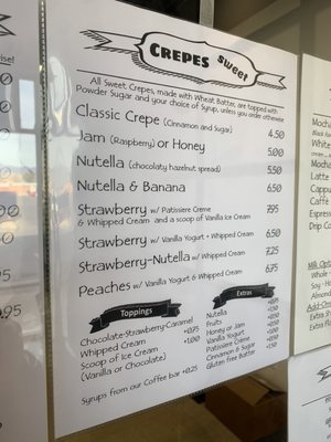 Menu photo 8 Crepe Station Washington, UT
