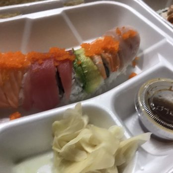 Sushi Plus - Double rainbow roll - Japanese Near Me - Fountain Valley, California Sushi Plus - Double rainbow roll - Japanese Near Me - Fountain Valley, California
