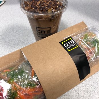 Cité Lunch - a bag of salad and a cup of coffee - Breakfast & Brunch Near Me - Montreal, Quebec Cité Lunch - a bag of salad and a cup of coffee - Breakfast & Brunch Near Me - Montreal, Quebec