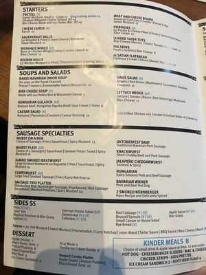 Menu photo 4 Bavarian Bierhaus Glendale, WI