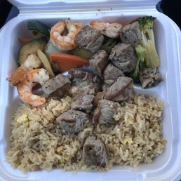Shrimp and steak combo