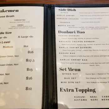 Menya le Nood - Menu - Ramen Near Me - Honolulu, Hawaii Menya le Nood - Menu - Ramen Near Me - Honolulu, Hawaii