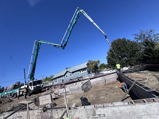 Residential foundation project in Burien WA - Residential foundation project completed in Burien. Scope included excavation, forming, rebar installation, and concrete placement. Work was completed in about five days with a clean, safe, and efficient process.”