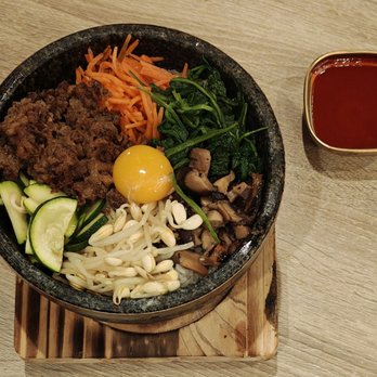 Bibimboom - Bibimbap with gochujang sauce - Korean Near Me - San Diego, California Bibimboom - Bibimbap with gochujang sauce - Korean Near Me - San Diego, California