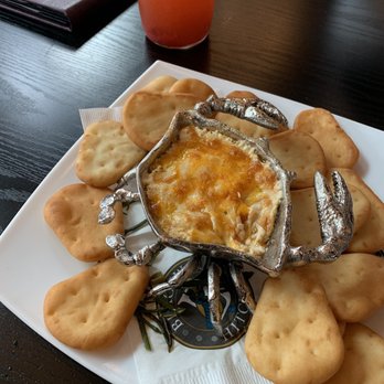 Blackwall Hitch - Flaming crab dip - New American Near Me - Baltimore, Maryland