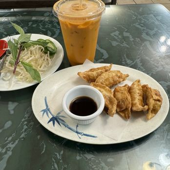 Happy Pho - Gyoza and Thai ice tea. - Vietnamese Near Me - Marysville, Washington