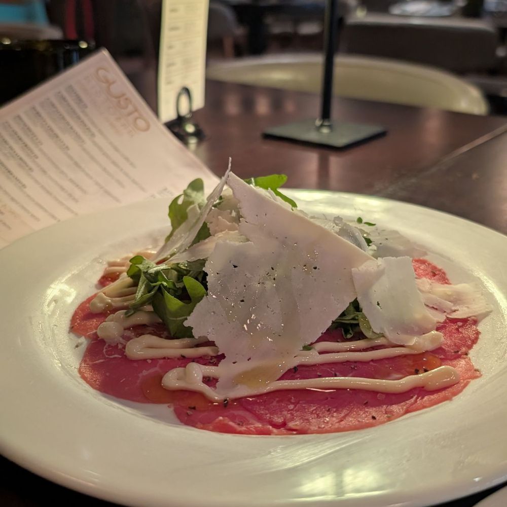 Gusto RistoBar - Carpaccio - Italian Near Me - Doral, Florida