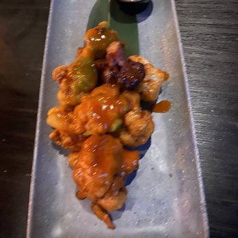 The Beast - Peanut butter and jelly cauliflower wings (tastes Asian) - New American Near Me - Las Vegas, Nevada The Beast - Peanut butter and jelly cauliflower wings (tastes Asian) - New American Near Me - Las Vegas, Nevada