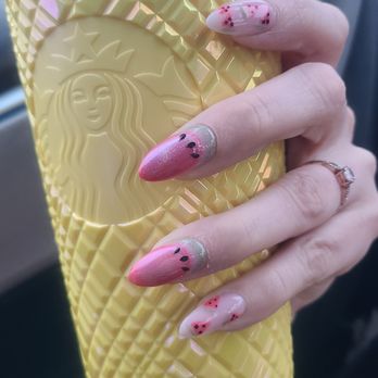 HN Passion Nails - My beautiful Watermelon  nails - Nail Salons Near Me - Glendale, California