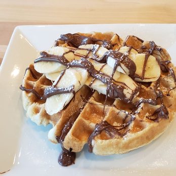Cafe 301 - Waffle with nutella and banana - Food Trucks Near Me - Mountjoy, Pennsylvania