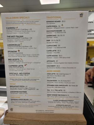 Menu photo 1 Villa Meola Coffee Gilbert, AZ Menu photo 1 Villa Meola Coffee Gilbert, AZ