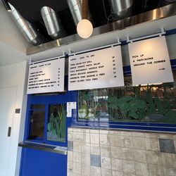 Menu from April 9th 2026