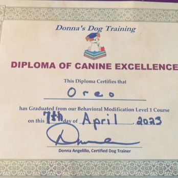 Donna's Dog Training - Oreo - Pet Training Near Me Donna's Dog Training - Oreo - Pet Training Near Me