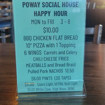 Poway Social House - Happy hour specials. - American Near Me - Poway, California