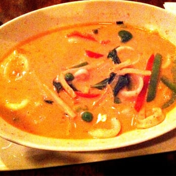 Yummy Thai - Red Curry with Squid. Delish! - Thai Near Me - New York, New York