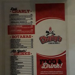 Charly's - Menu.